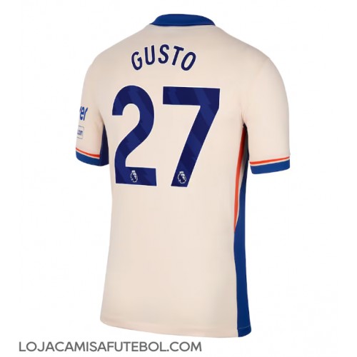 Camisa de Futebol Chelsea Malo Gusto #27 Equipamento Secundário 2024-25 Manga Curta